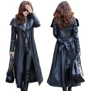Leather Long Coat