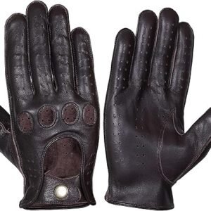 Leather Gloves — Classic Comfort Pair
